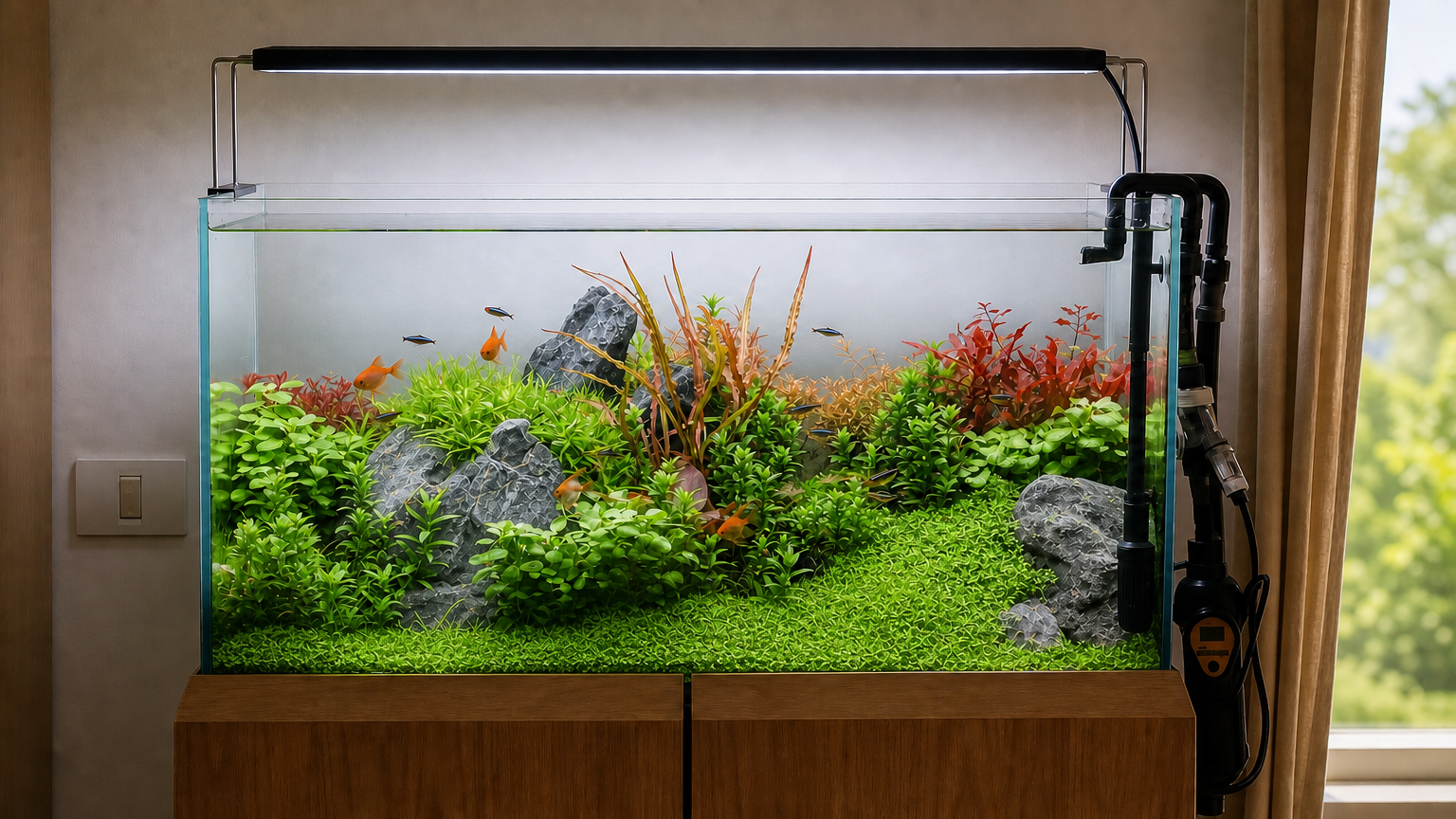 Precise Localized Edit to the Aquarium Image
