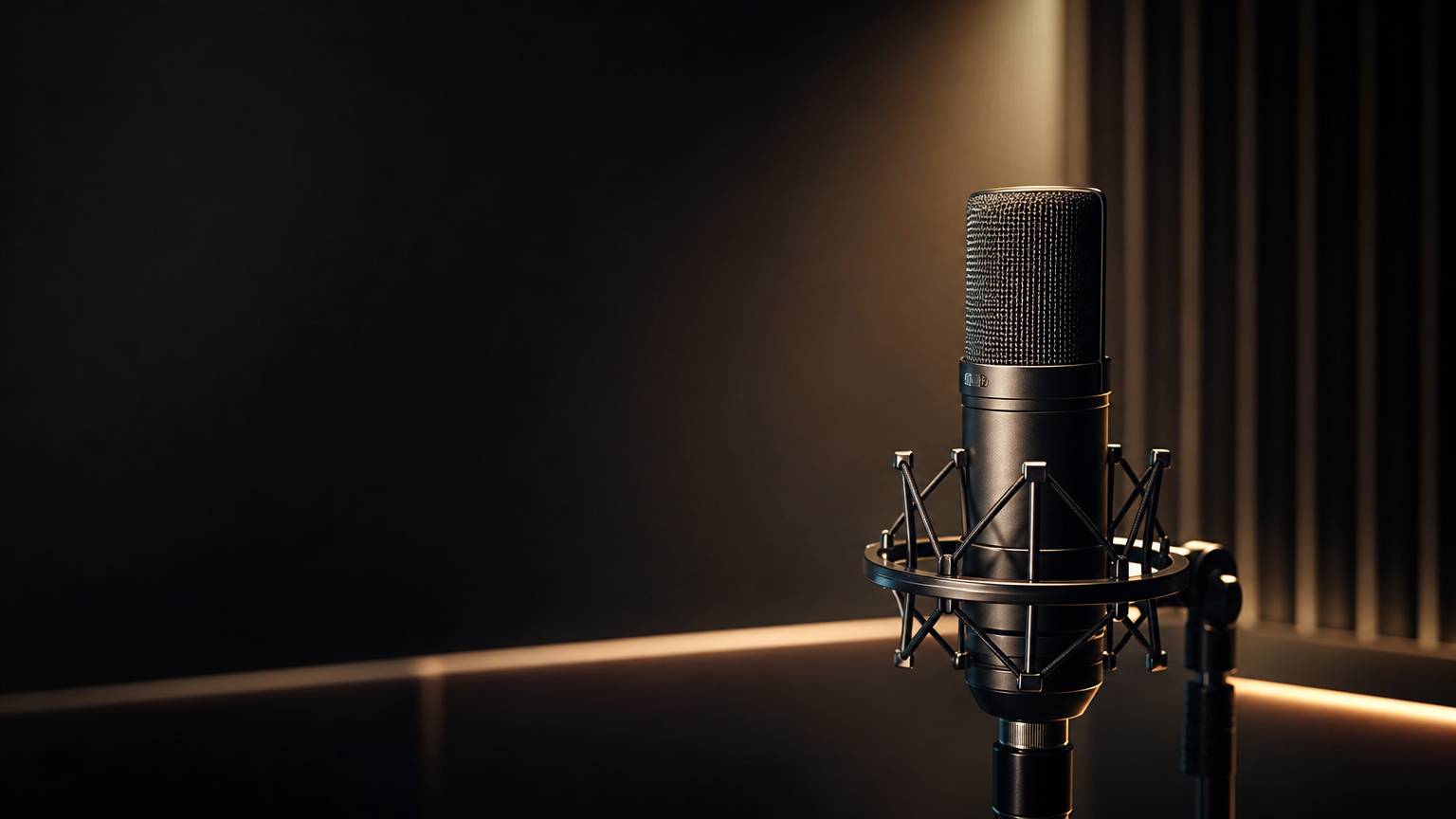 Premium Wide Hero Image for an AI Voice Platform Website